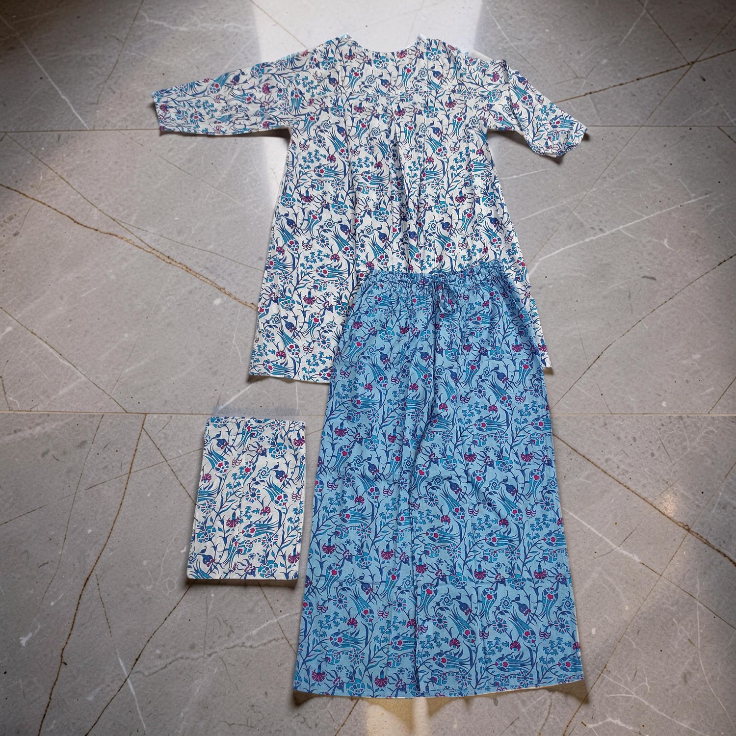 2XL/3XL Suml Co-ord Set Cotton JP