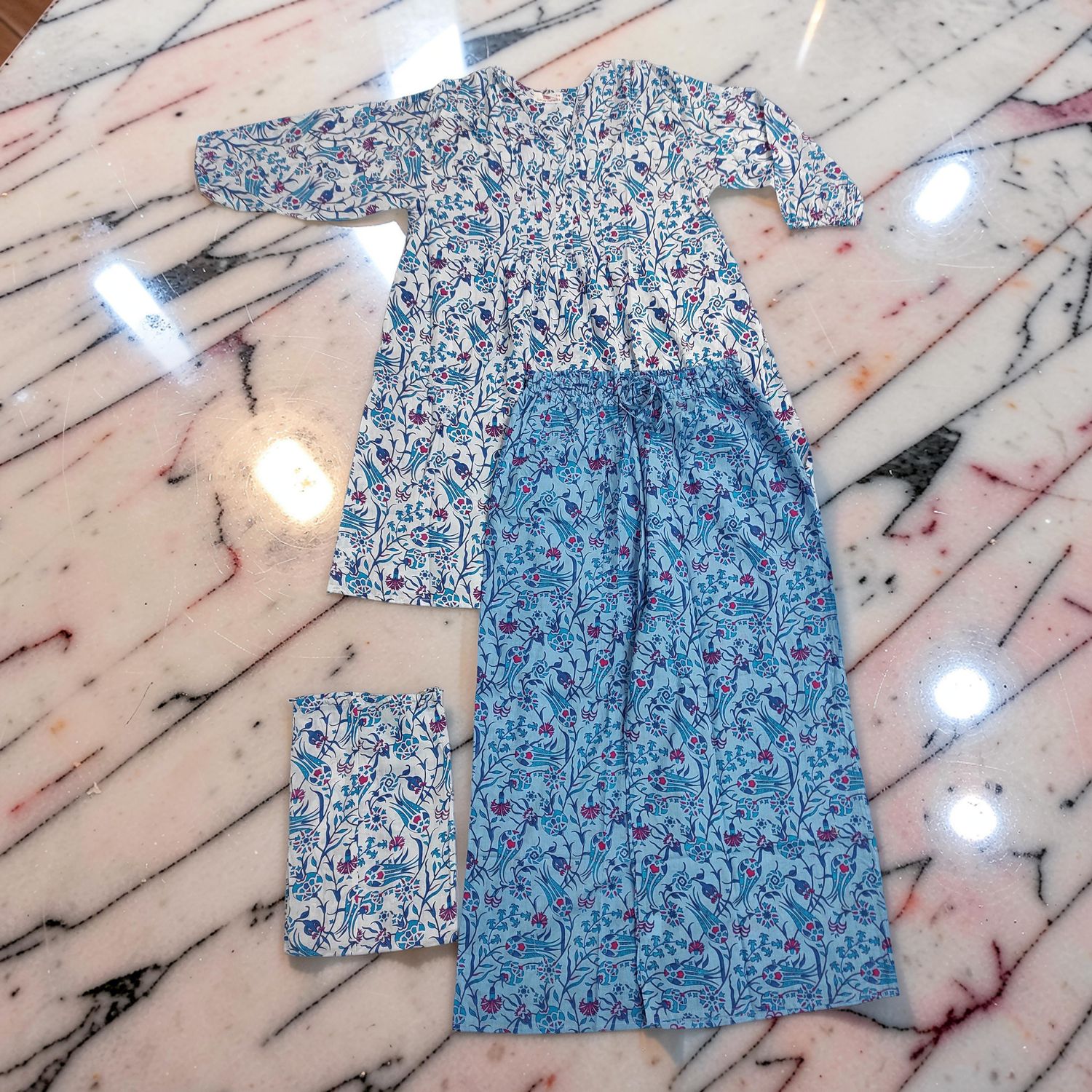 L/XL Suml Co-ord Set Cotton JP