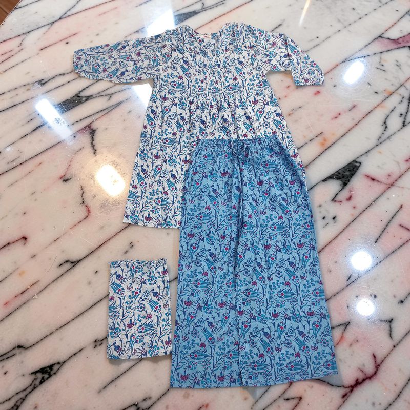 L/XL Suml Co-ord Set Cotton JP