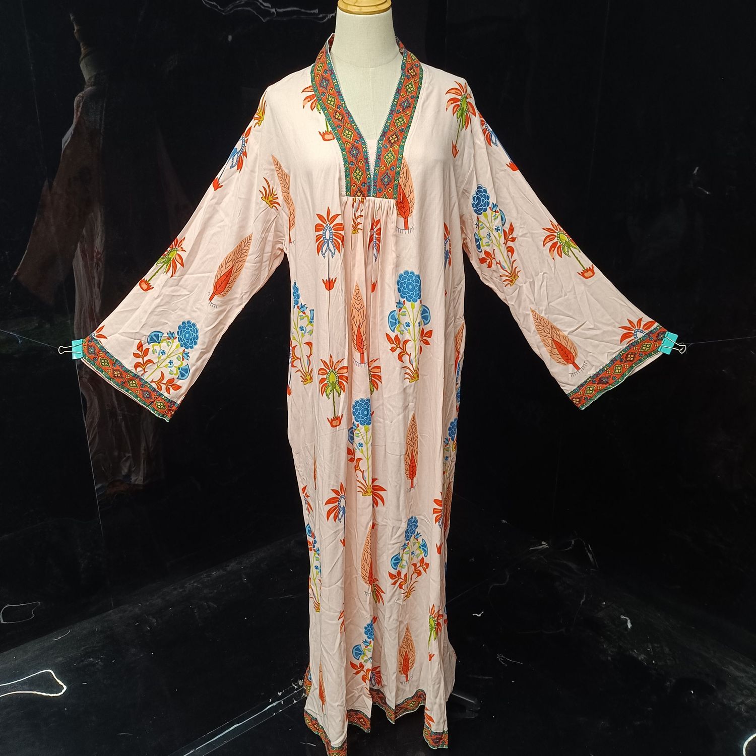 2XL /3XL Liza Rayon Jalabiya Dress 57" length