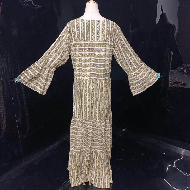 2XL/3XL Abiya Cotton Dress 57" Long Jalabiya