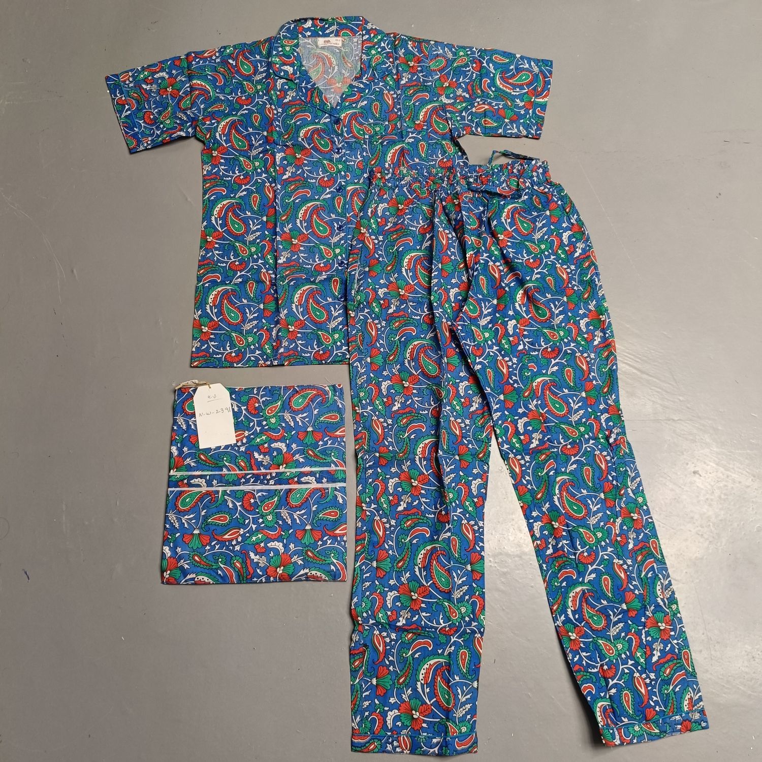 XS-S Cotton Short Sleeves Pajamas Set
