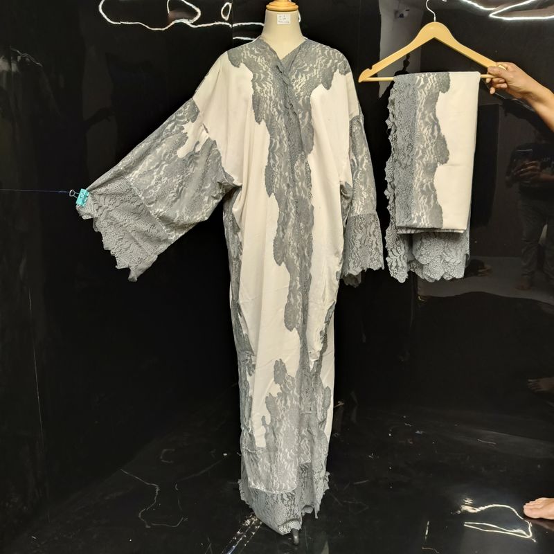 Kashmiri velvet bisht with sheila 60" Inches Lenght