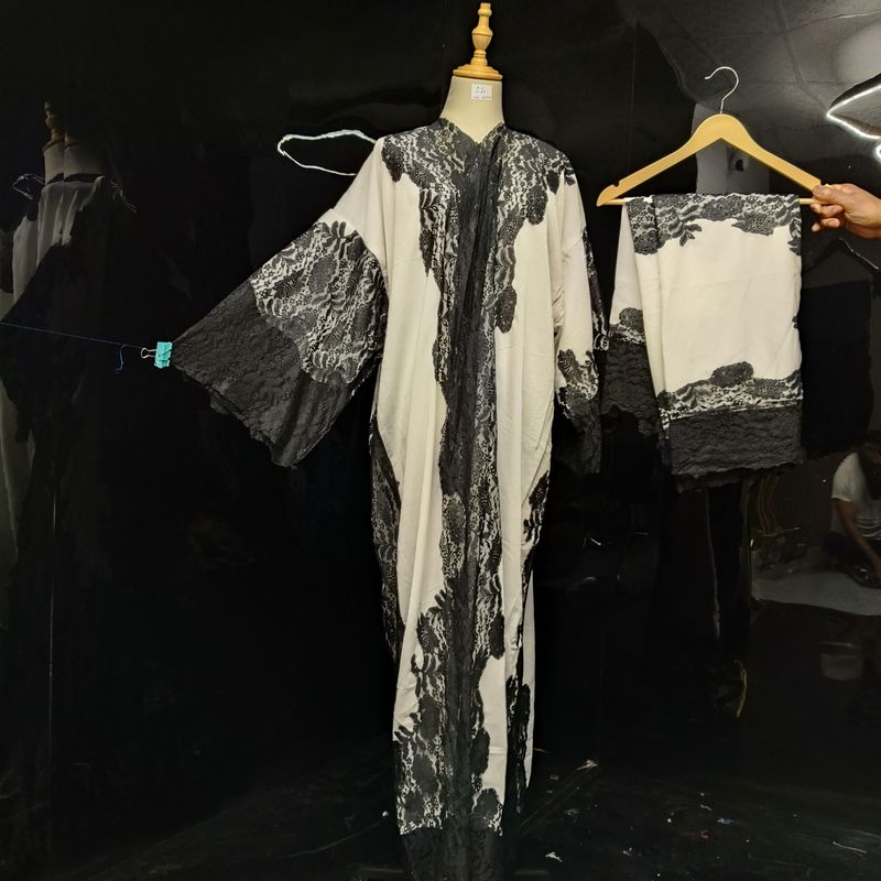 Kashmiri velvet bisht with sheila 60" Inches Lenght