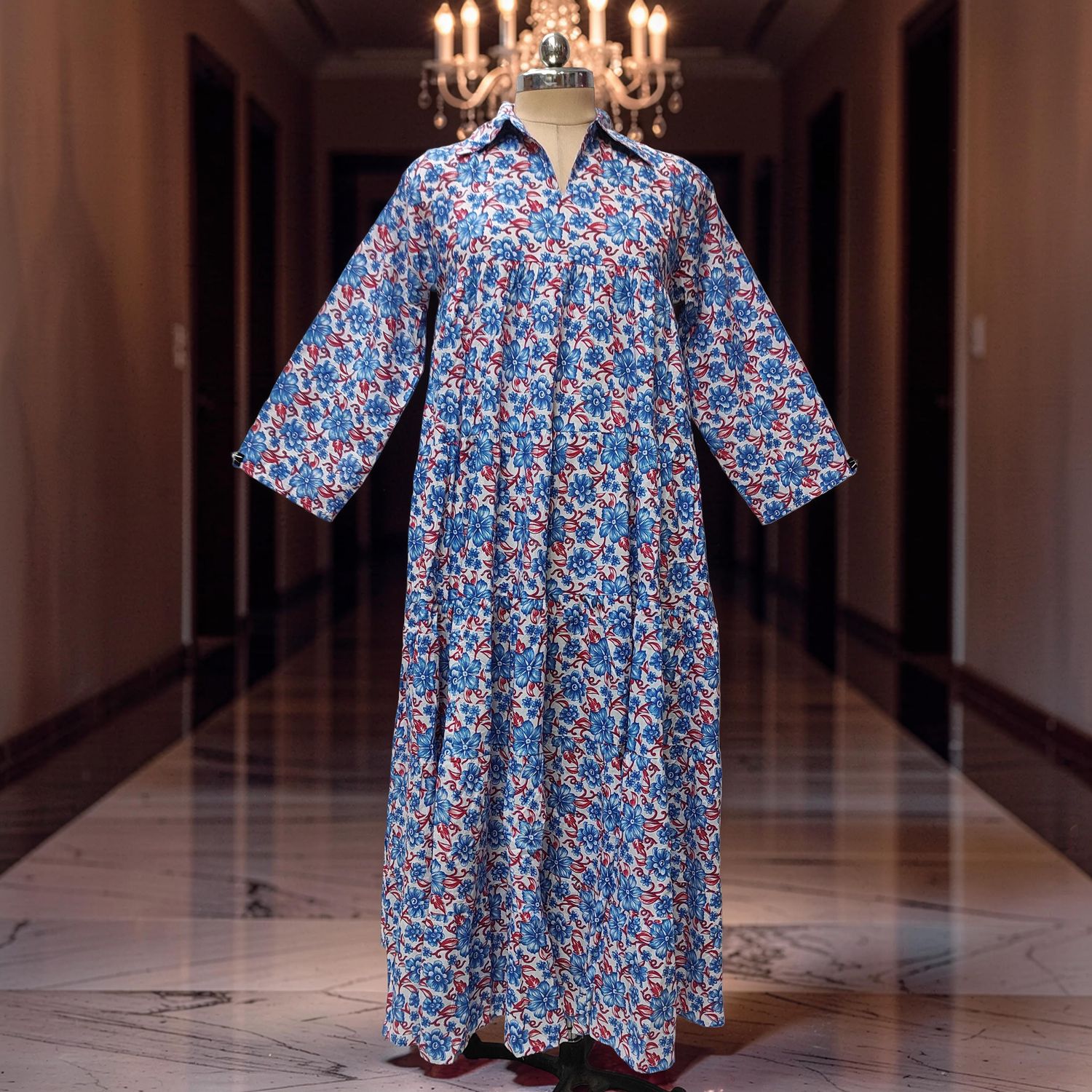 S-M Cotton Jacket &amp; Jalabiya Set With Sheila length 56” Long JP
