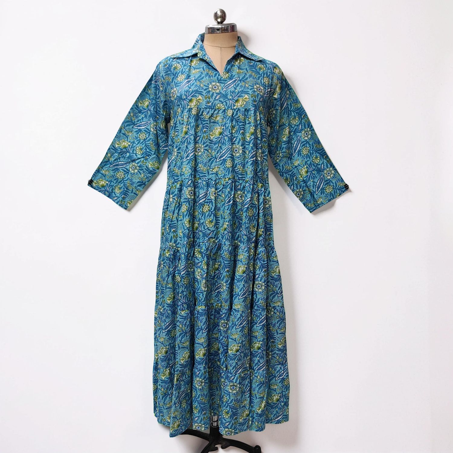 2XL-3XL Cotton Jacket &amp; Jalabiya Set With Sheila length 56” Long JP