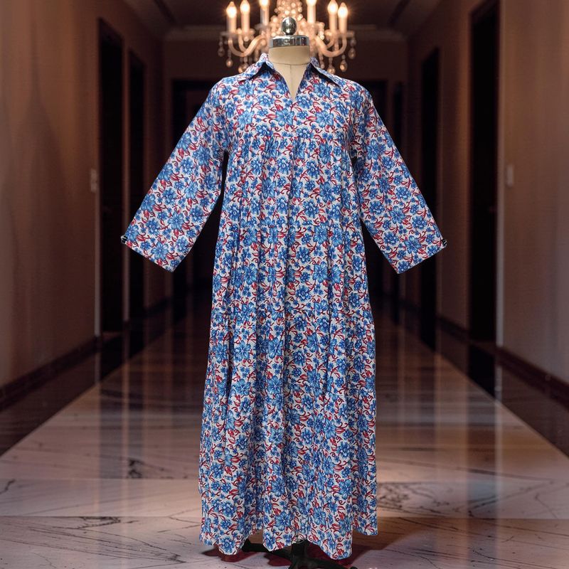 2XL-3XL Cotton Jacket &amp; Jalabiya Set With Sheila length 55” Long JP