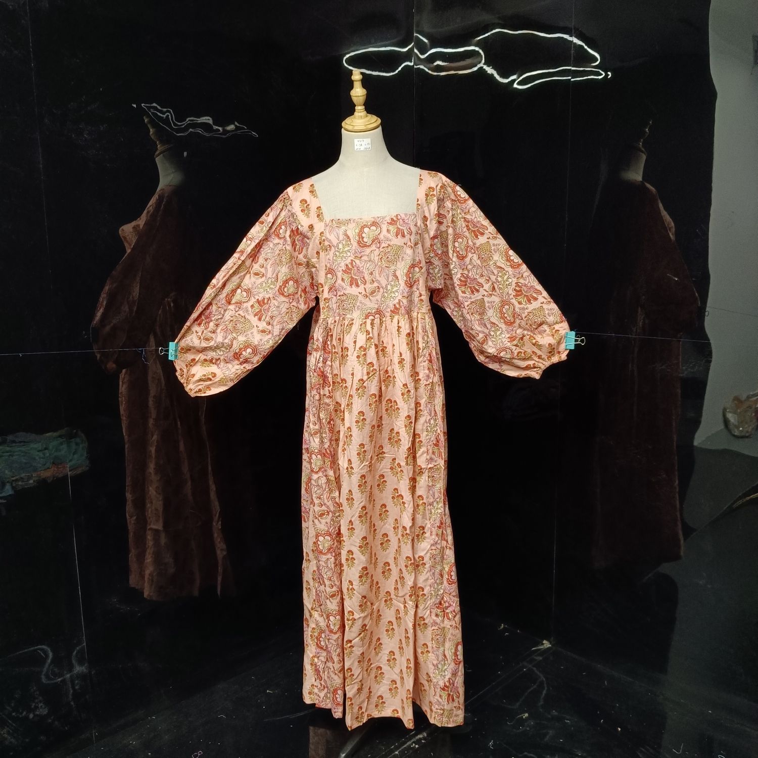 XS/S Special Printed Cotton Dress 54" Long Jalabiya