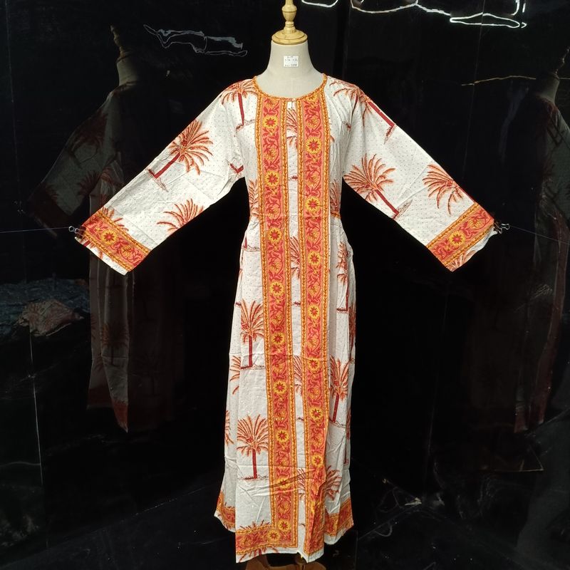 S/M Bhopali Crystal Dress 56" Long Jalabiya