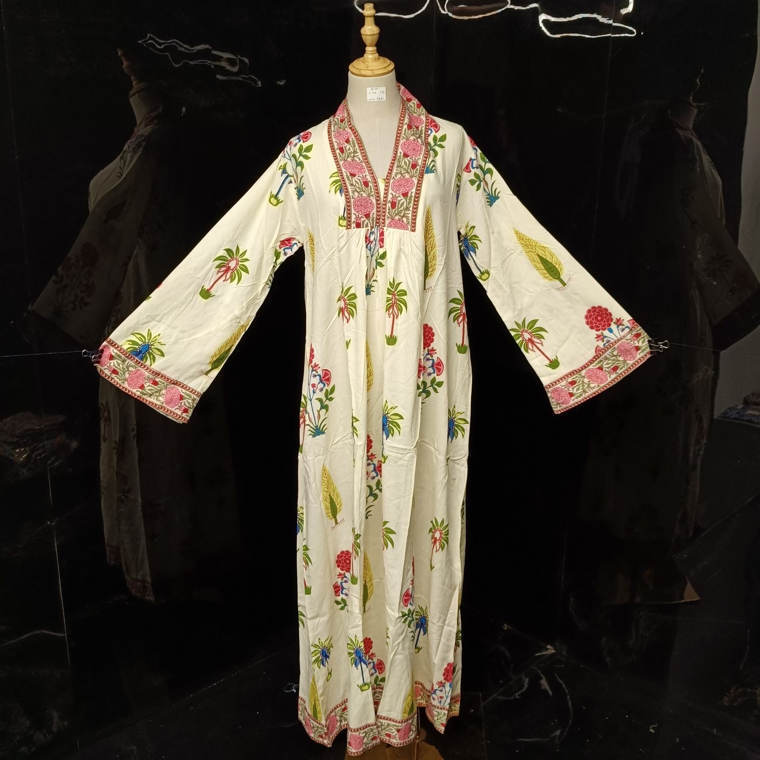 S/M Liza Rayon Jalabiya Dress 57" length