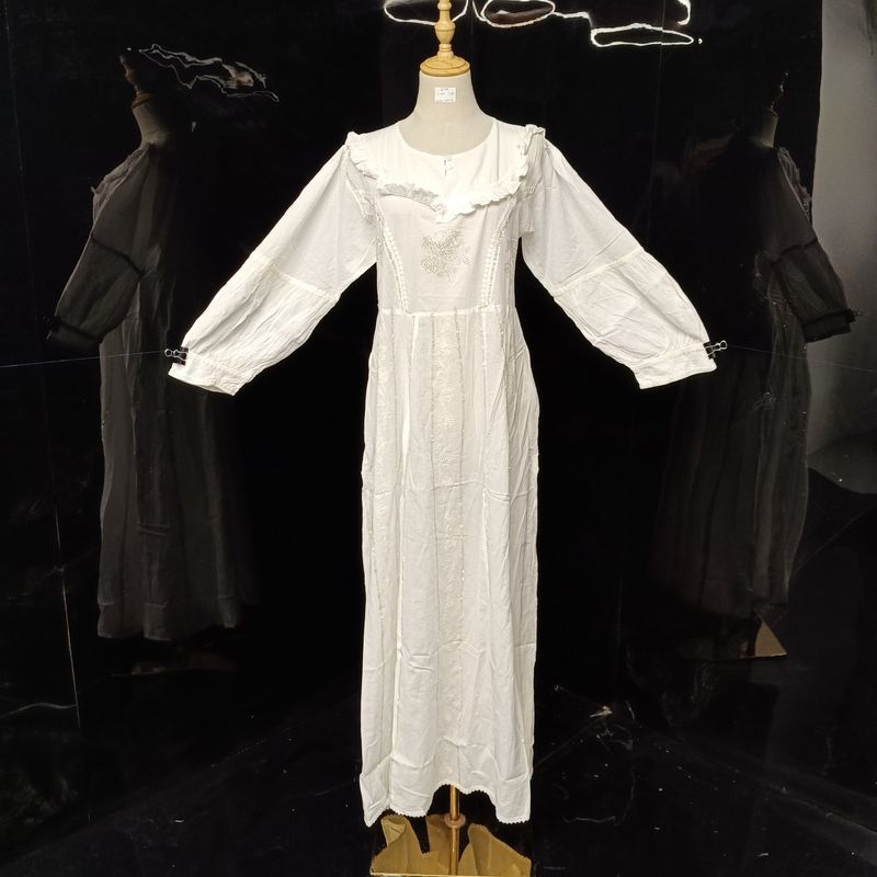 S/M Special Printed Cotton Dress 57" Long Jalabiya