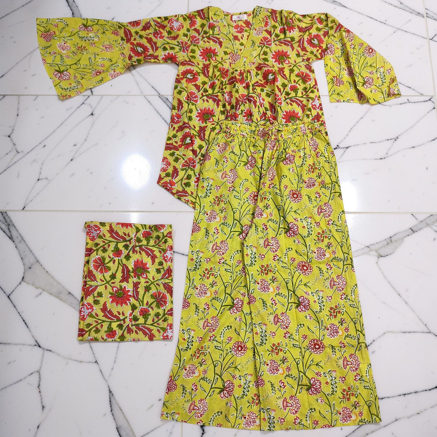 S/M Suml Co-ord Set Cotton JP
