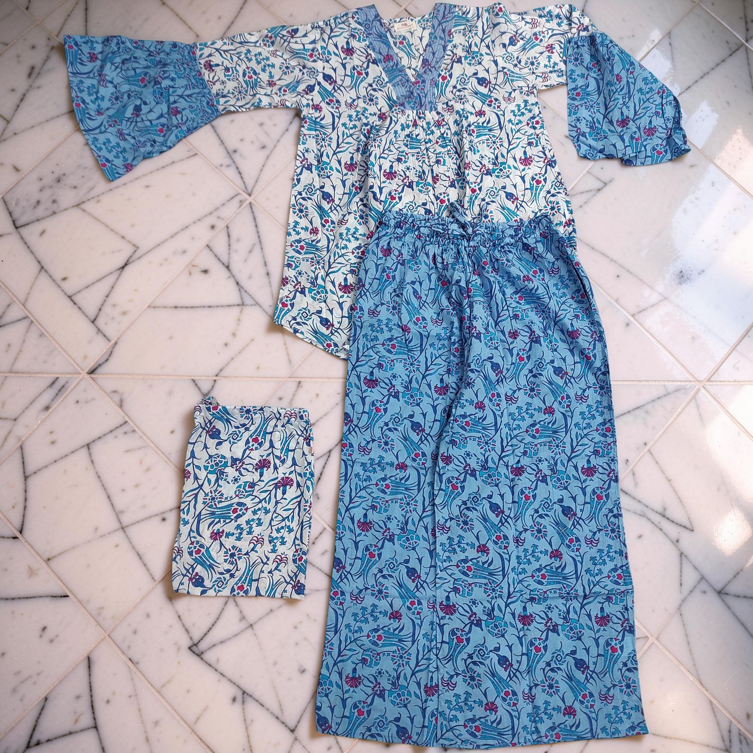 2XL/ 3XL Zalifa Co-ord Set Cotton JP
