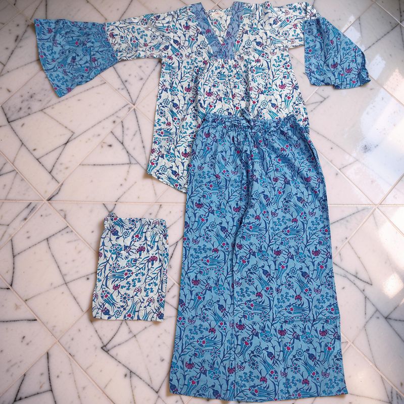 2XL/ 3XL Zalifa Co-ord Set Cotton JP