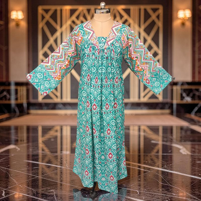Cotton Dress Jalabiya Malkia