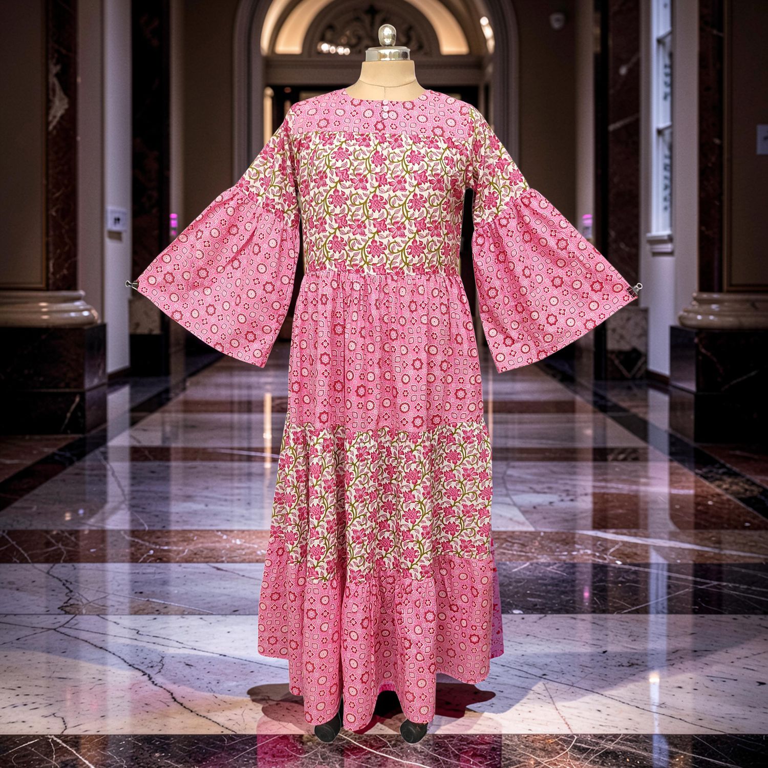 Cotton Dress Jalabiya Moon