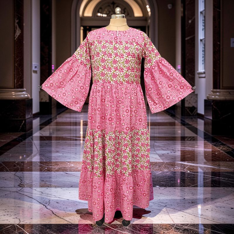 Cotton Dress Jalabiya Moon