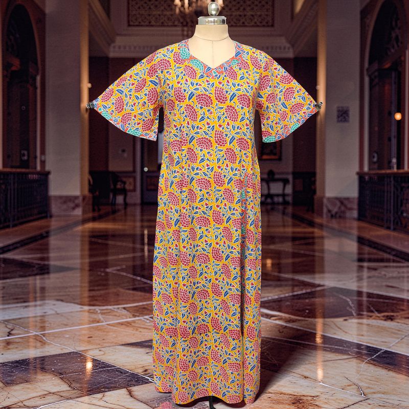 Cotton Dress Jalabiya Ariya