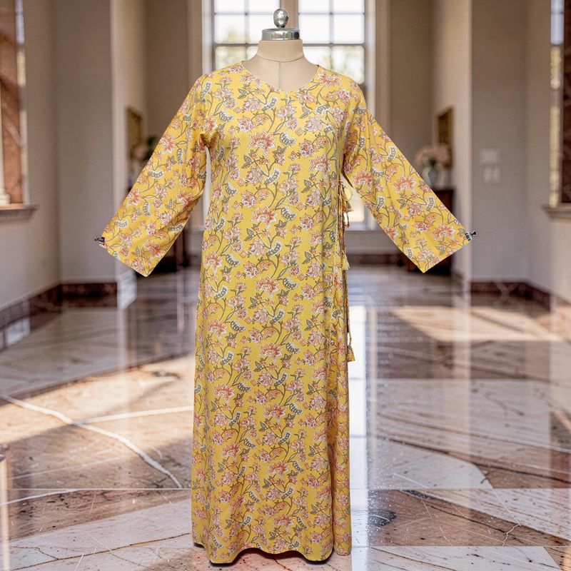 Cotton Dress Jalabiya Qifa