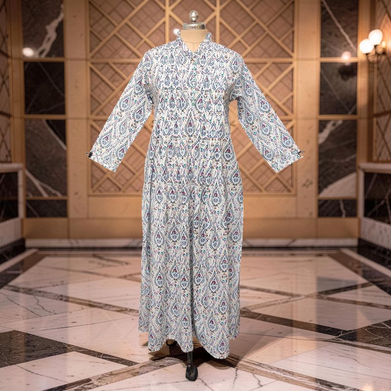 Cotton Dress Jalabiya Sparrow