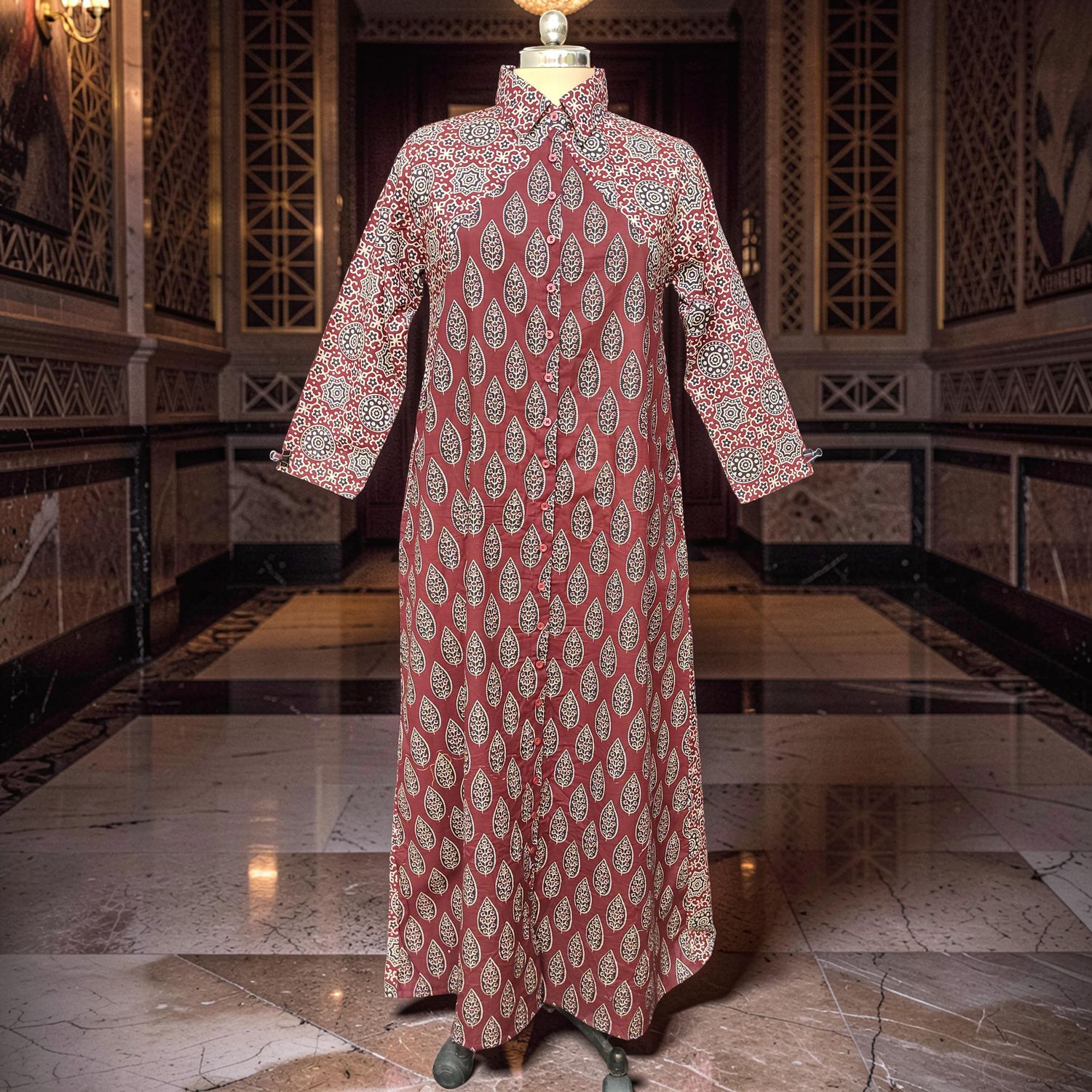 Cotton Dress Jalabiya Honey