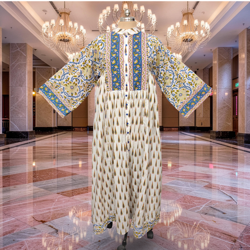 Cotton Dress Jalabiya Sahira