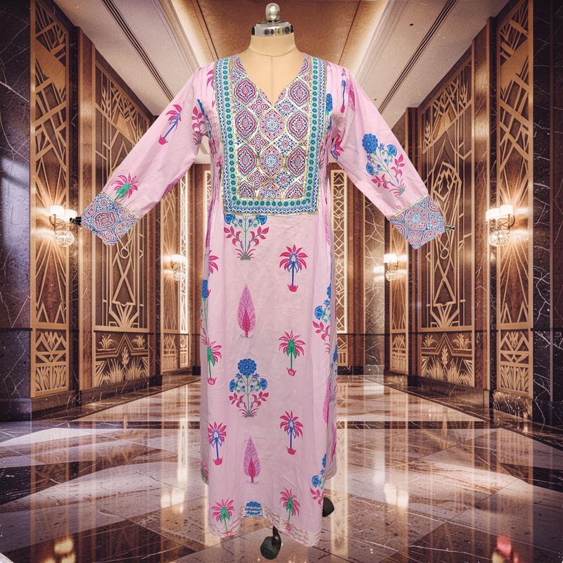 Cotton Dress Jalabiya Saaf