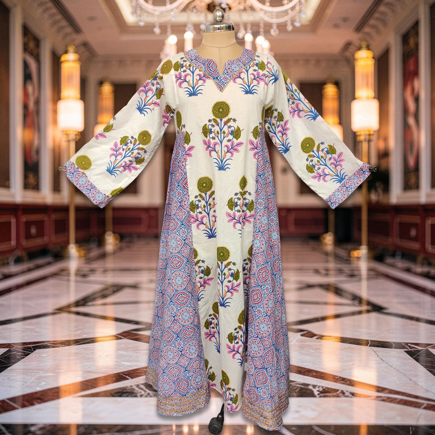 Cotton Dress Jalabiya Aroob