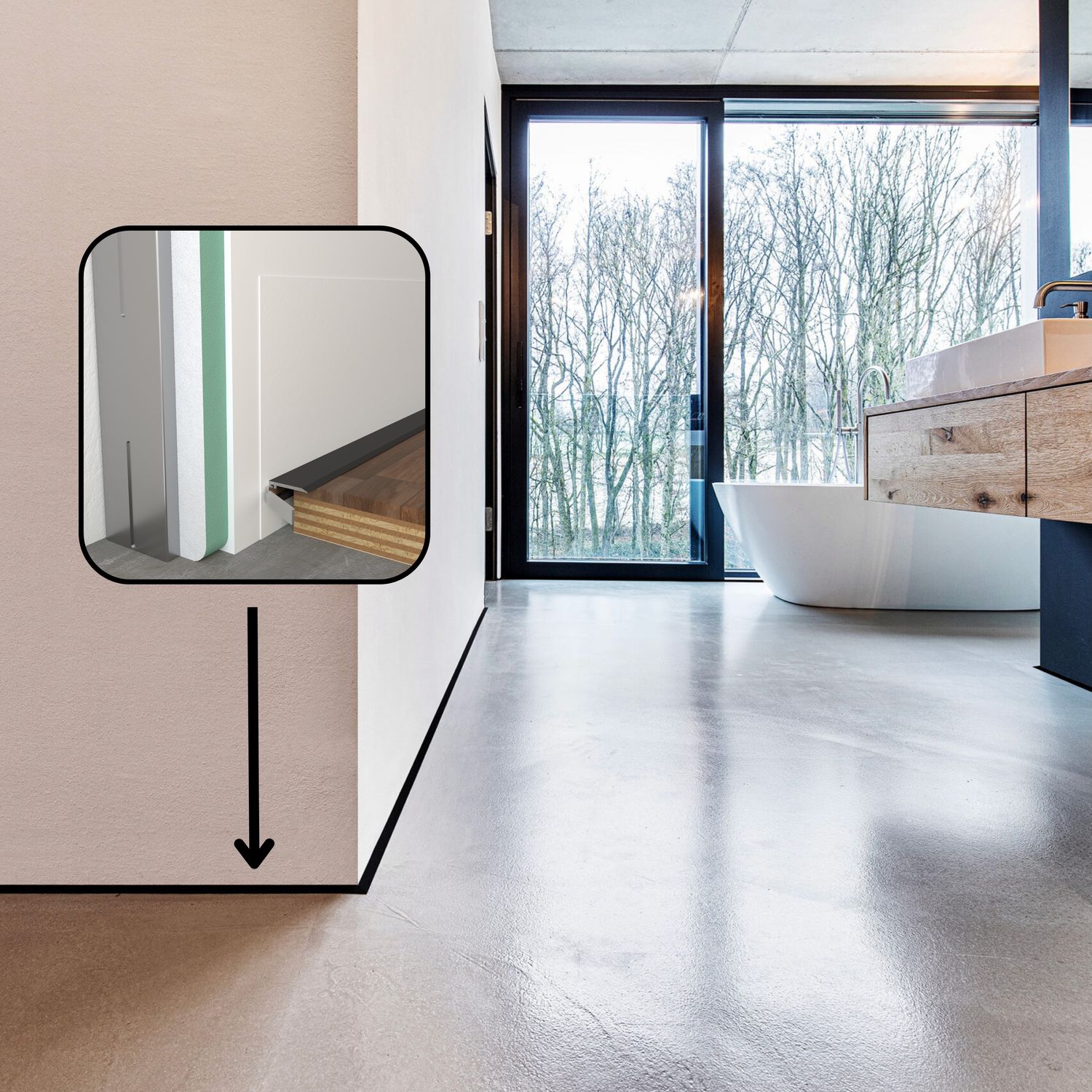 Murus ,,L1,, Profile - Floor Trim