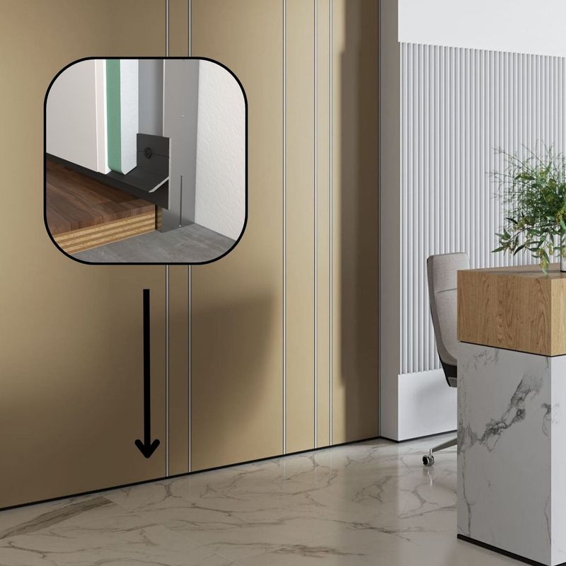 Murus ,,L3,, Profile - Wall Shadow Gap Trim