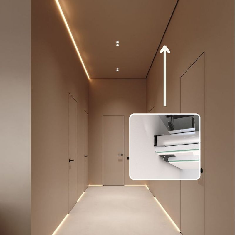 Tectum ,,T3,, - Ceiling Shadow Gap Trim