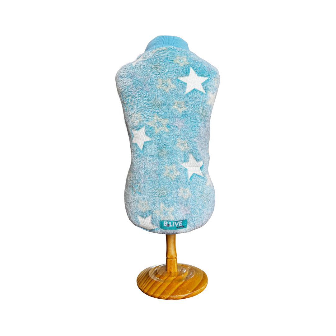 Watercolor Regatta - Blue with stars