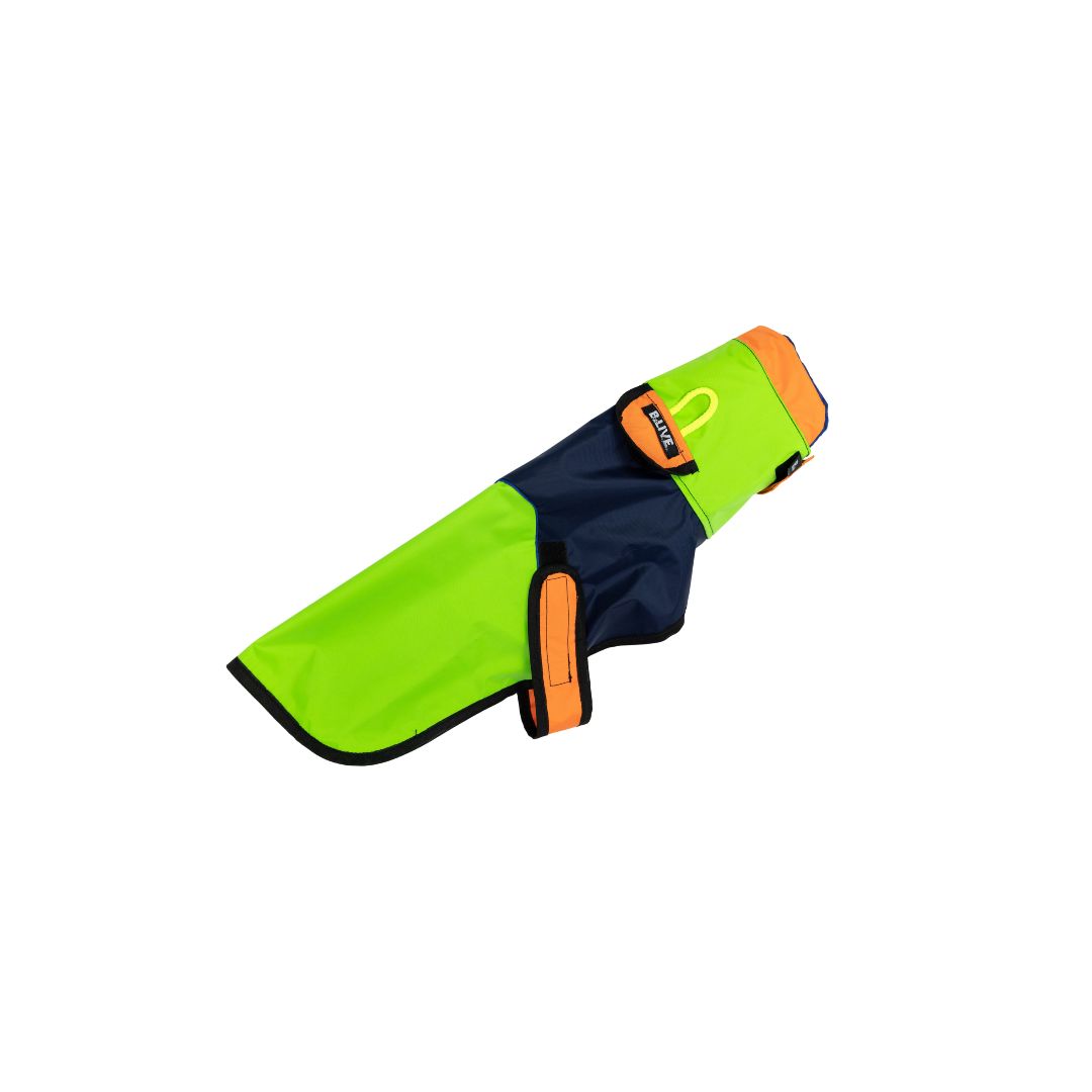 Raincoat - Orange and Green