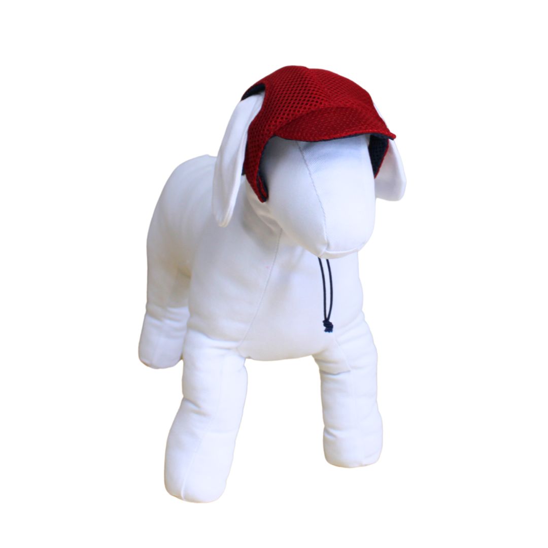 Double-Sided Pet Cap - Red