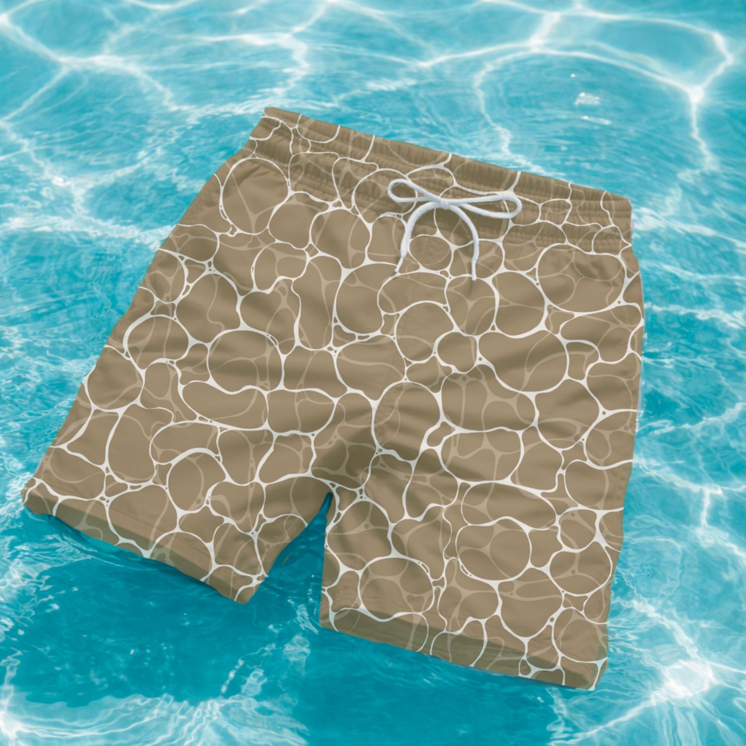 Ocean Printed Beach Shorts — Caki