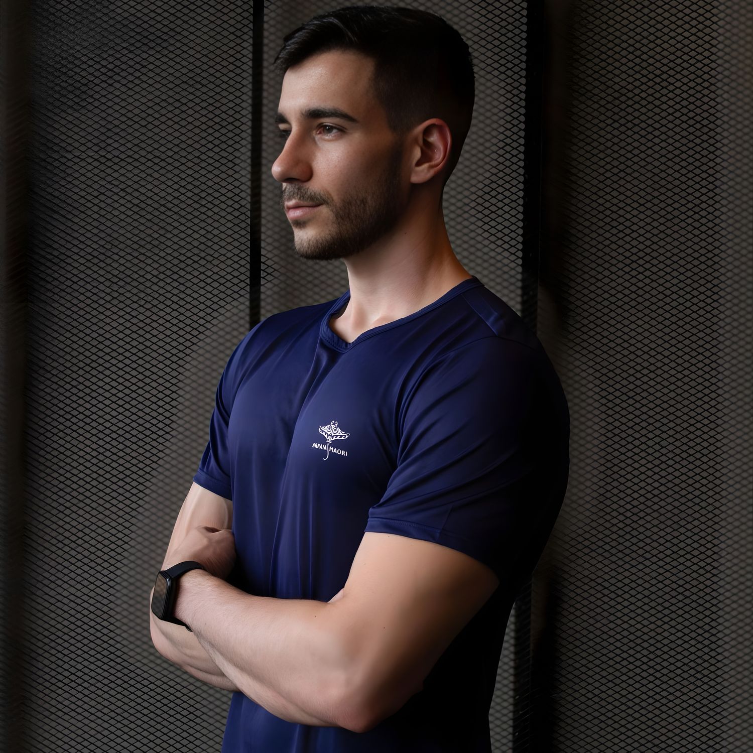 Dry Fit Short Sleeve T-Shirt — Navy