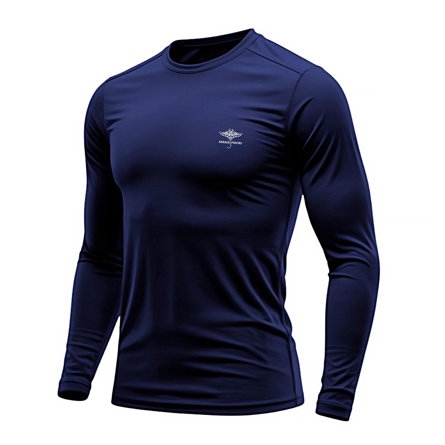 Dry Fit Long Sleeve T-Shirt — Navy Blue