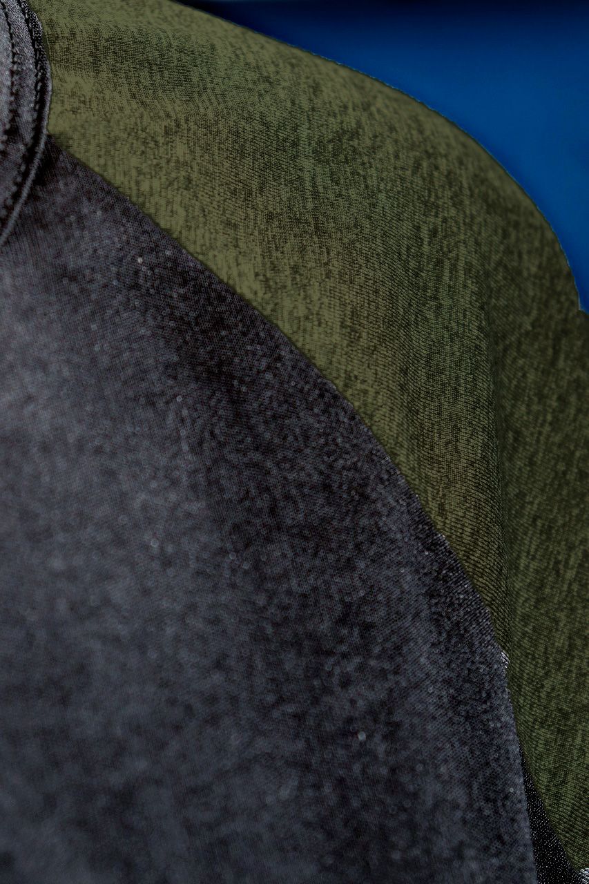 Dry Fit Raglan T-Shirt — Black/Green