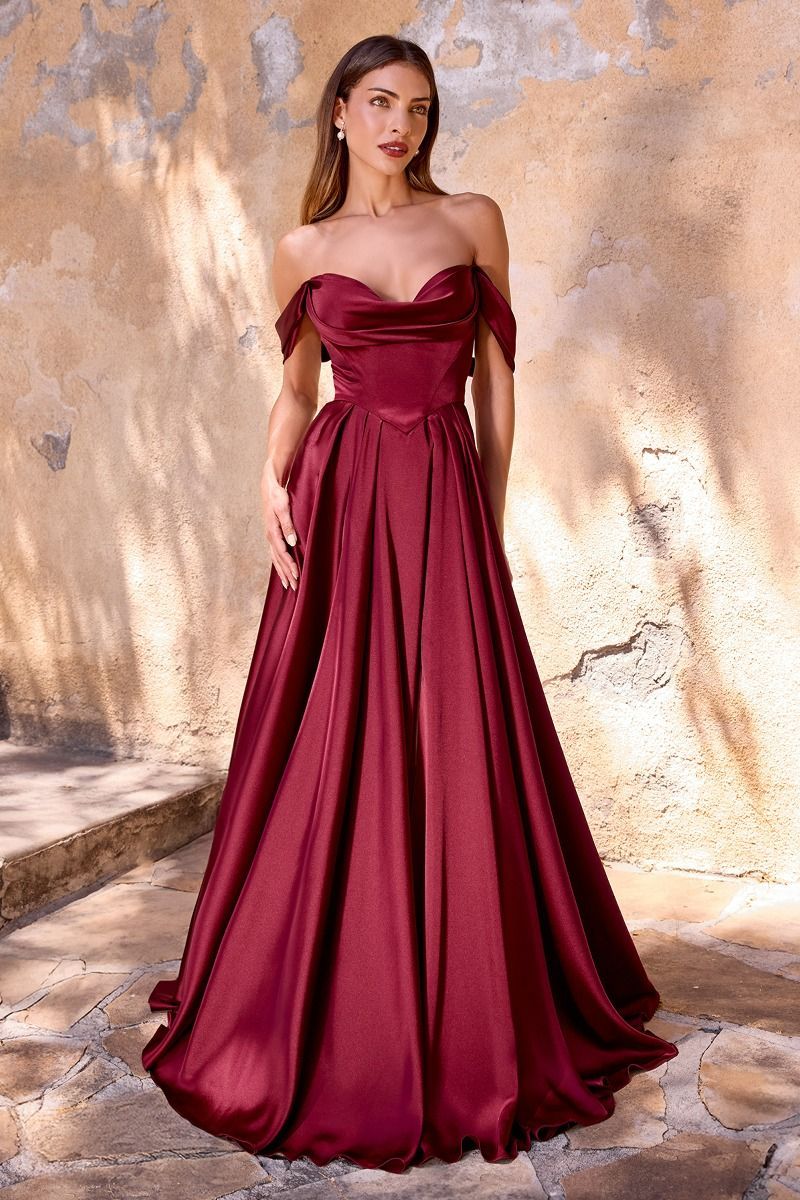 DRESS LADIVINE BM(7449), Size: 2, color: BURGUNDY