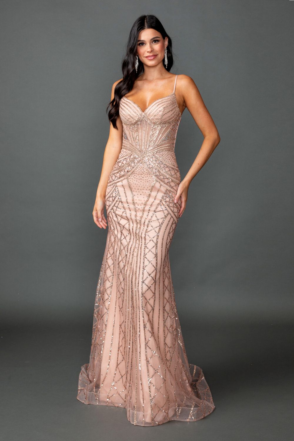 Dancing Queen (4584), color: ROSE GOLD, Size: XS