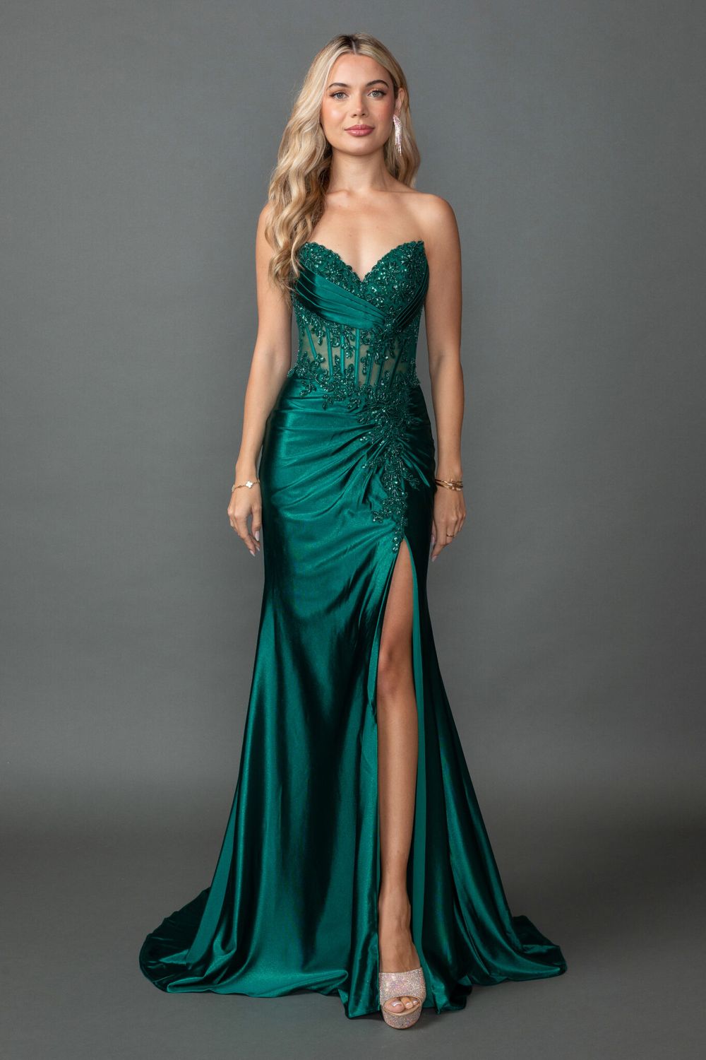 DANCING QUEEN (4560), Size: XS, color: HUNTER GREEN