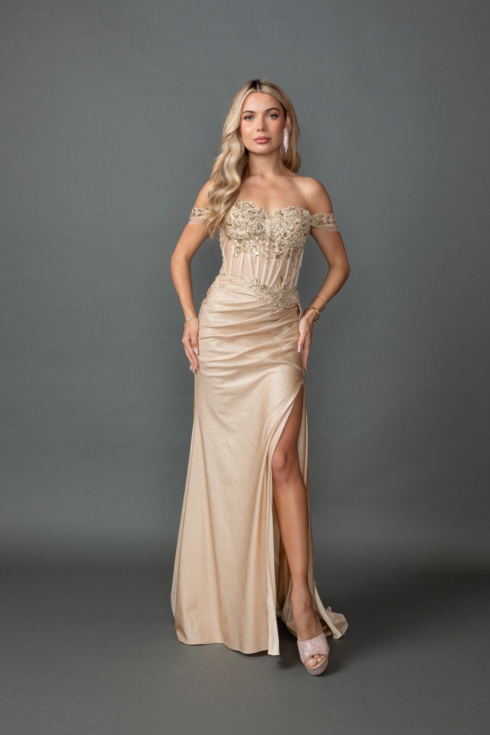 DANCING QUEEN (4535), Size: S, color: GOLD