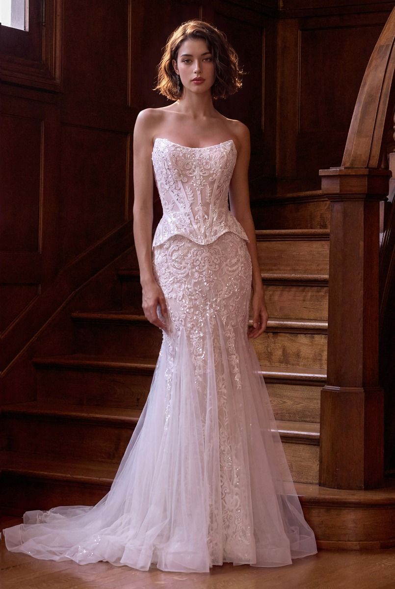 Wedding dress "la Divine" (WL091), Size: 4, color: OFF White