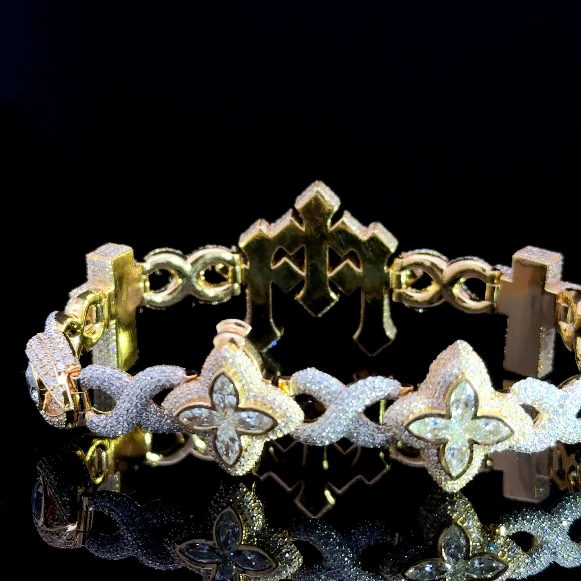 Bracelet Cross & Infinity