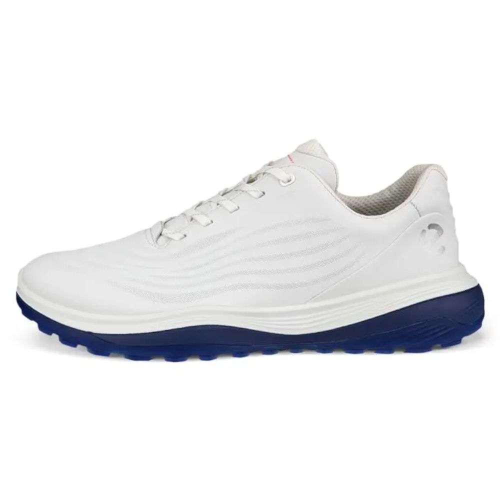 Ecco LT1 Golf Shoes, Colour: White/Blue, Size: 41