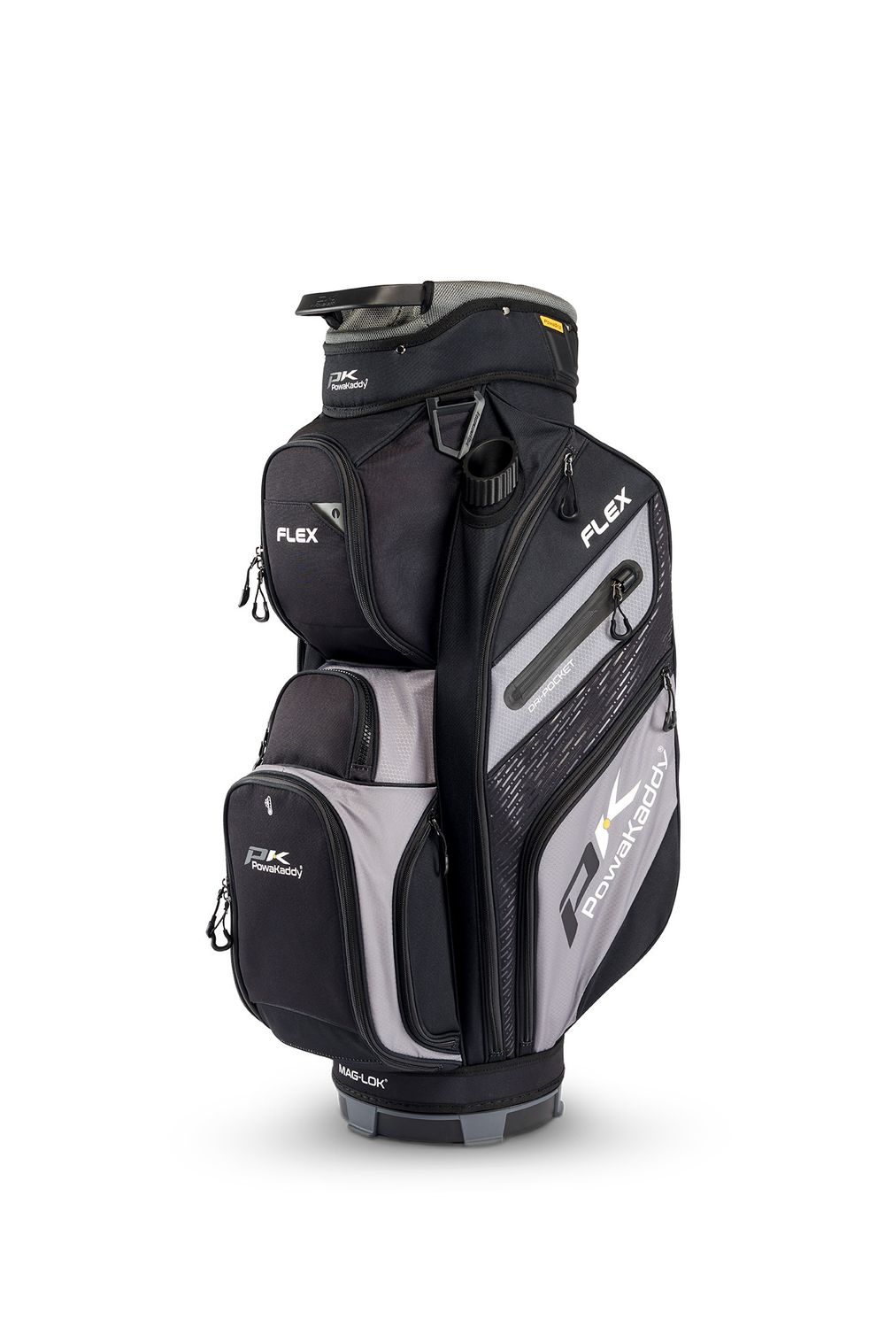 PowaKaddy Flex Golf Cart Bag, Colour: Black/Grey