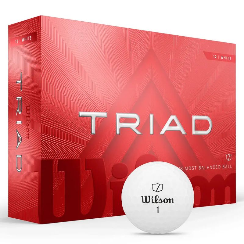 Wilson Triad Golf Balls 2025 White