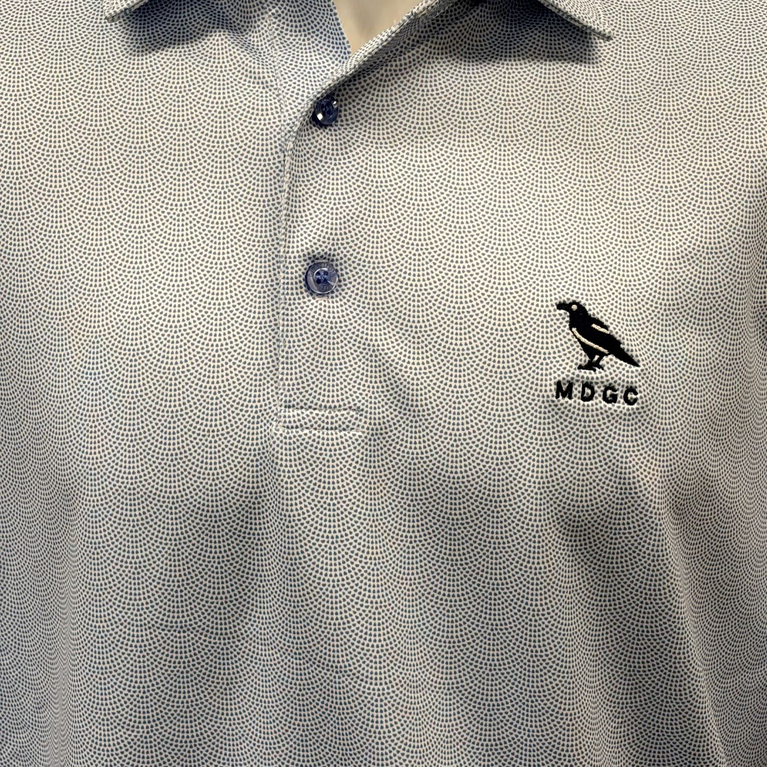 Glenmuir Carrbridge Raven Crested Shirt, Colour: Navy/White, Size: S