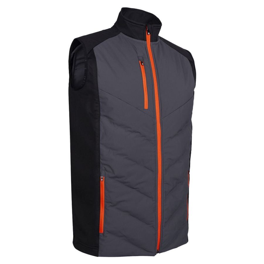 Sunderland Andorra Insulated Gilet, Color: Charcoal/Inferno, Size: M