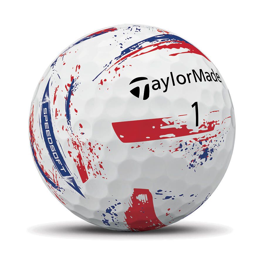 Taylormade Speedsoft Ink Blue/Red Golf Balls